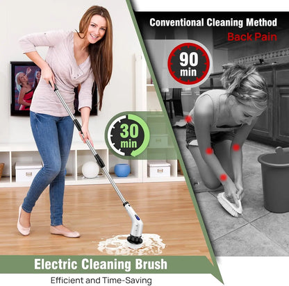 Electric Spin Scrubber | Cordless Power Cleaning Brush