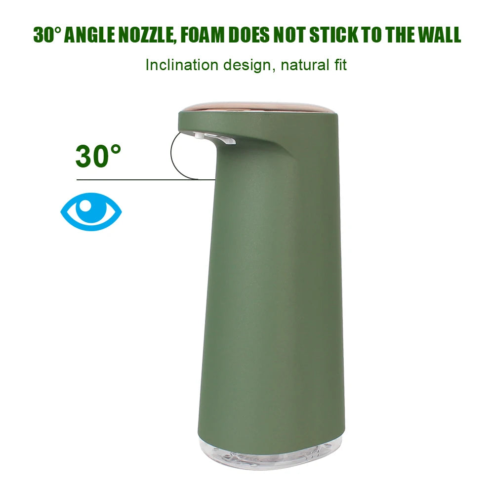 Automatic Touchless Foam Soap Dispenser – USB Rechargeable | 450ml Large Capacity | Hands-Free Sensor Pump