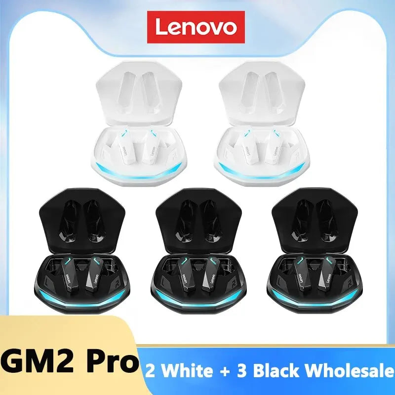Lenovo GM2 Pro TWS Earbuds — Gaming/Music, Low Latency, Dual Mode