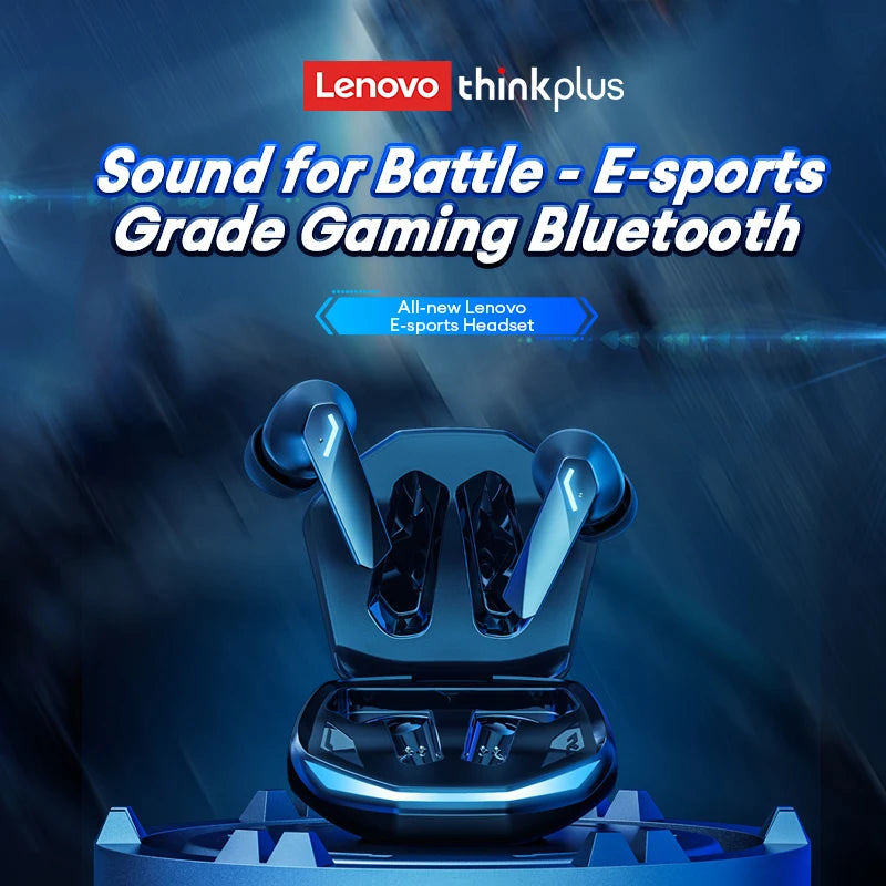 Lenovo GM2 Pro TWS Earbuds — Gaming/Music, Low Latency, Dual Mode
