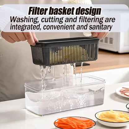16-in-1 Vegetable Chopper – Slice, Dice & Grate with Ease