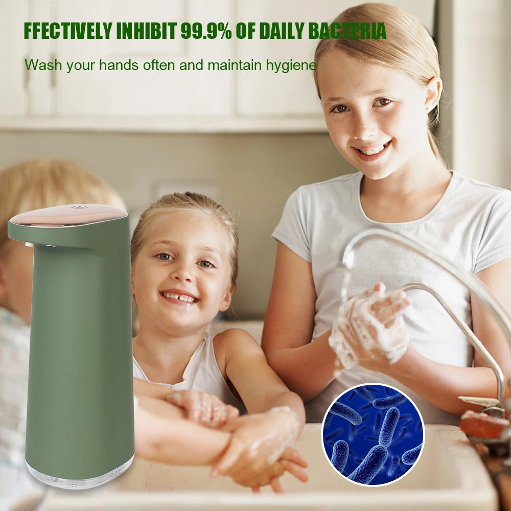Automatic Touchless Foam Soap Dispenser – USB Rechargeable | 450ml Large Capacity | Hands-Free Sensor Pump