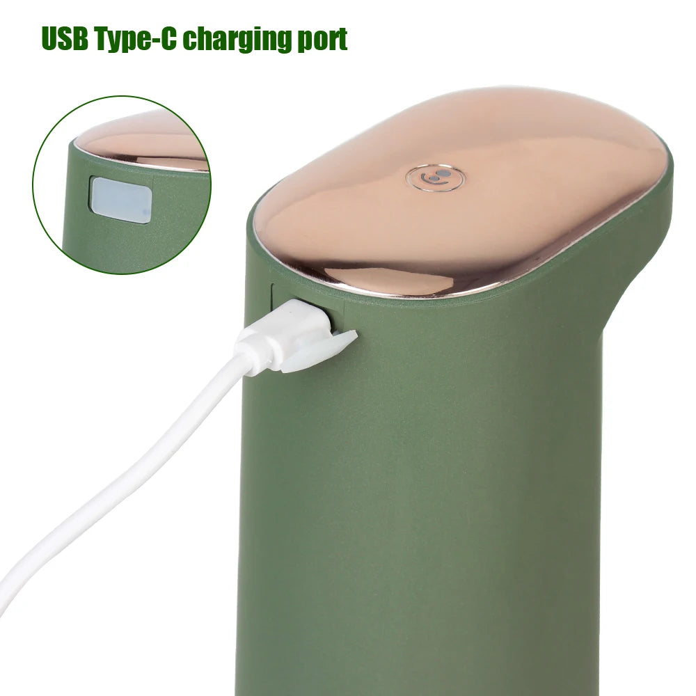 Automatic Touchless Foam Soap Dispenser – USB Rechargeable | 450ml Large Capacity | Hands-Free Sensor Pump