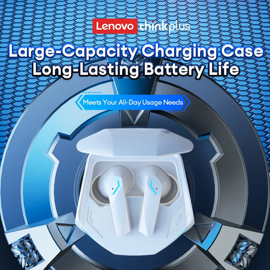 Lenovo GM2 Pro TWS Earbuds — Gaming/Music, Low Latency, Dual Mode