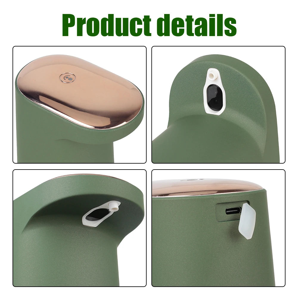 Automatic Touchless Foam Soap Dispenser – USB Rechargeable | 450ml Large Capacity | Hands-Free Sensor Pump